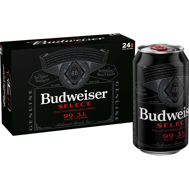 Budweiser Select Beer - 24pk/12 fl oz Cans, 1 of 14