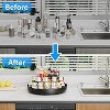 LunaLulinlk Metal Lazy Susan Turntable Organizer for Cabinet Storage Kitchen Countertop Bathroom Refrigerator Table Storage,13 Inch Black - 3 of 4