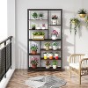 Hommoo 79" Tall Bookshelf, 8-Tier Staggered Bookcase Shelving Unit - 4 of 4
