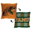14"x14" NCAA Florida A&M Rattlers Homage Double Sided Jacquard Decorative Pillow - 2pk - 3 of 3