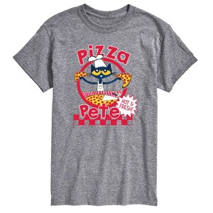 Men's - Pete the Cat - Papa Petes Pizza Short Sleeve Graphic T-Shirt - 1 of 4