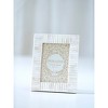 Shiraleah Ivory Roma Textured 5" X 7" Picture Frame - 3 of 3