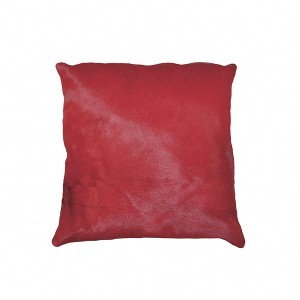 18"  Cowhide Throw Pillow - 1 of 4