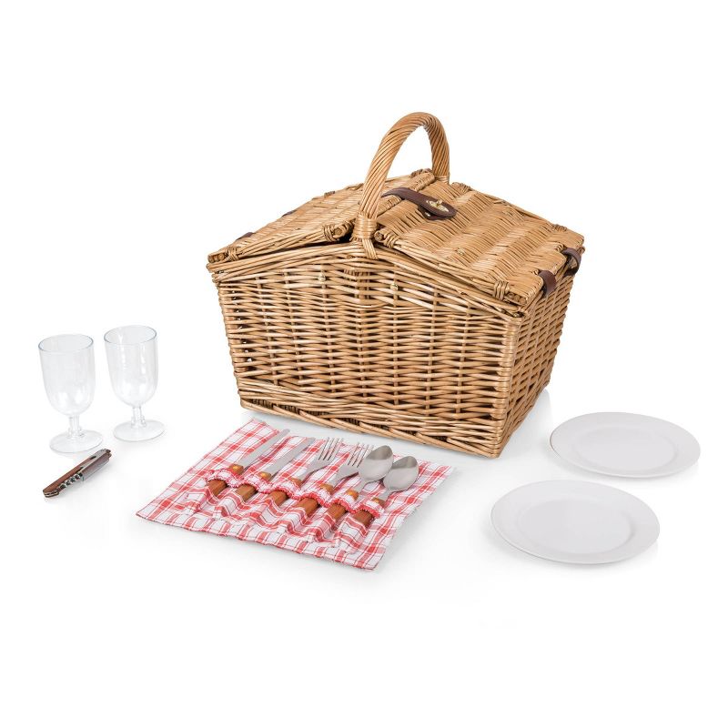 Picnic Time Piccadilly Picnic Basket with Service for Two, 3 of 14