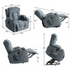 Power Lift Recliner Chair for Elderly with Heat and Vibration Massage, Infinite Position, USB Port and Side Pockets - 4 of 4