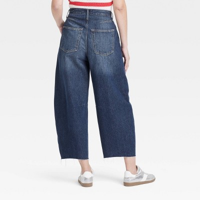 Women's High-Rise Curved Leg Barrel Jeans - Universal Thread' - image 2