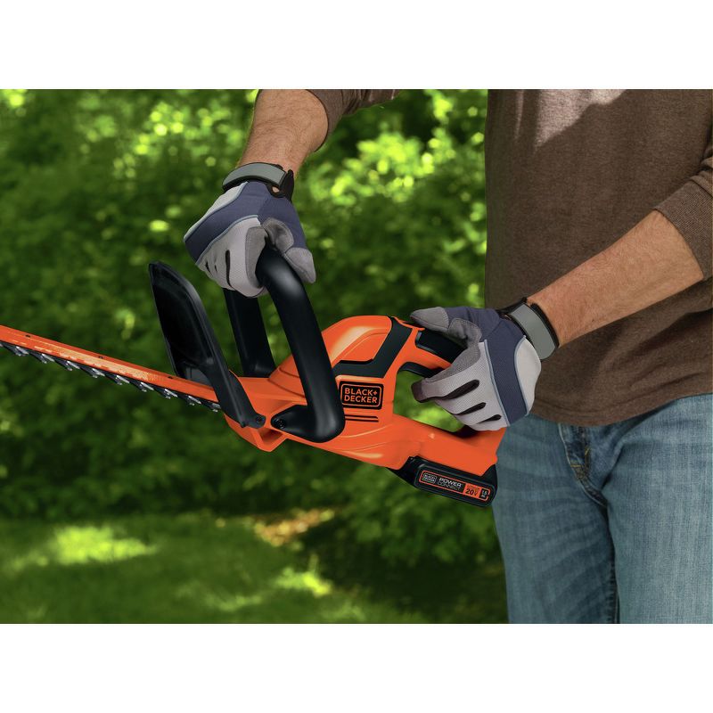 Black & Decker LHT2220 20V MAX Lithium-Ion Dual Action 22 in. Cordless Electric Hedge Trimmer Kit (1.5 Ah), 6 of 18