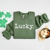 Simply Sage Market Women's Graphic Sweatshirt Lucky Typewriter - 3 of 3