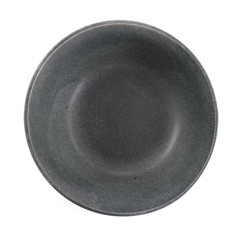 Gibson Our Table Landon 9.2 Inch Stoneware Round High Serving Bowl in Truffle, 4 of 5