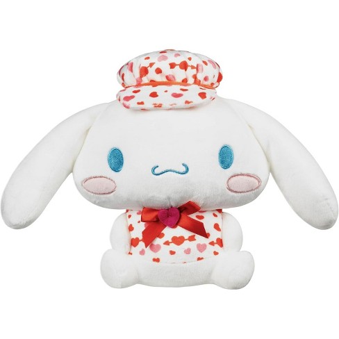 Hello Kitty and Friends 8" Cinnamoroll Plush w Heart Print Outfit - Officially Licensed Sanrio Product - Valentine Gift for Kids, Girls, Boys - image 1 of 1