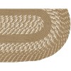 Newport Braid Collection 100% Polypropylene Stripe Pattern Reversible Indoor Utility Rug - Better Trends - 2 of 3