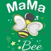 Junior's Design By Humans Mama Bee Floral Pattern By Aminemangaka1 T-Shirt - 2 of 2