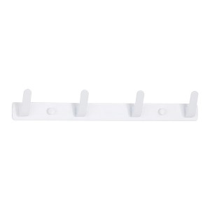 REGALWOVEN Wall Mount Entryway, Bathroom, Bedroom Coat Hook, Hat Rack for Hanging with 4 Hooks 1 Pc - 1 of 4