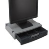 Innovera Basic LCD Monitor/Printer Stand, 15" x 11" x 3", Charcoal Gray/Light Gray - 4 of 4