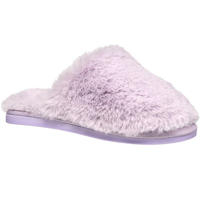 Aeropostale Women's Fuzzy Slippers with Cushioned Comfort, 1 of 6