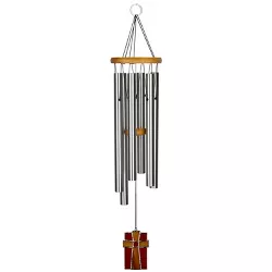 Woodstock Chimes Signature Collection, Amazing Grace Chime, 28'' Stained Glass Wind Chime AGS