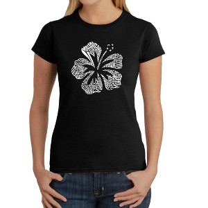 LA Pop Art Women's Word Art T-Shirt - Mahalo - 1 of 4