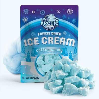 Arctic Farms Freeze Dried Ice Cream That Does Not Melt (Bits) (Cotton Candy Blue)