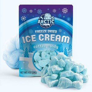 Arctic Farms Freeze Dried Ice Cream That Does Not Melt (Bits) (Cotton Candy Blue) - 1 of 4