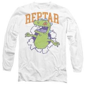 Men’s Rugrats Reptar Shirt Rip Long Sleeve T-Shirt - 1 of 4