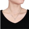 Pompeii3 1/3 Ct Diamond Solitaire Pendant Necklace in 14k White Or Yellow Gold Lab Created - 4 of 4