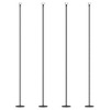 Outsunny String Light Poles, Steel Hanging Lighting Stand for Patio, Backyard, Deck, Wedding, Party - 4 of 4