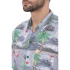 HAPPY BAY Men's Hawaiian Shirts Short Sleeve Button Down Shirt Men's Hawaii Shirts Boho Vacation Summer Beach Shirts for Men - 3 of 4