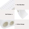 Unique Bargains Rubber Wedge Non-Slip Door Stops with Self-Adhesive Holder 8 Sets - 3 of 4