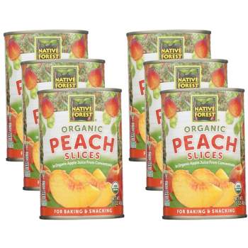 Native Forest Organic Peach Sliced - Case of 6/15 oz