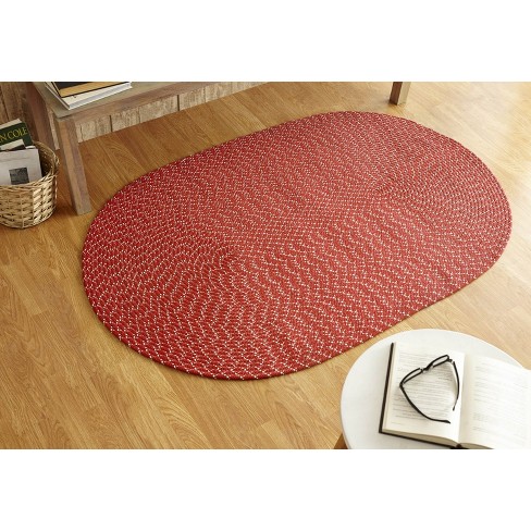 Better Trends Woodbridge Braid Collection is Durable, Mildew and Moisture  Resistant Reversible Indoor Area Utility Rug 100% Wool in Vibrant Colors