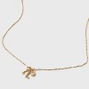 14K Gold Dipped Charm Initial Pendant Necklace - A New Day™ Gold - 4 of 4