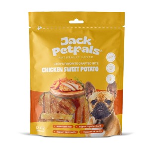 Jack PetPals Jack’s Favorite Crafted Bite Chicken Sweet Potato 12oz (340.2g) Palatable Digestible Handcrafted Bites - 1 of 4