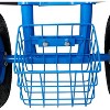 Acekool Rolling Garden Scooter, 300lbs Capacity, 360° Swivel Adjustable Seat, Tool Tray & Basket, Wheeled Outdoor Garden Cart Workseat - 4 of 4