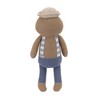 Cuddle Me Scottie The Sloth - Gray and Blue Knit Plush Stuffed Animal - 3 of 4