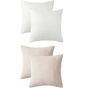 REGALWOVEN 4 Pcs Modern Couch Sofa Home Pillow Covers 18" x 18" - 1 of 4