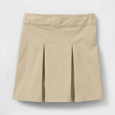 Girls' Pleated Twill Uniform Skort - Cat & Jack™ : Target