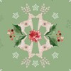 Waterleaf Paper Co. 100% Biodegradable, Compostable and Dissolvable Christmas Wrapping Paper, Winter Reindeer Spiral, 18" W x 47" L (approx 6 sq-ft) - 2 of 4