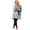 HalloweenCostumes.com Women's Plus Size Dressy Dalmatian Costume - 2 of 3