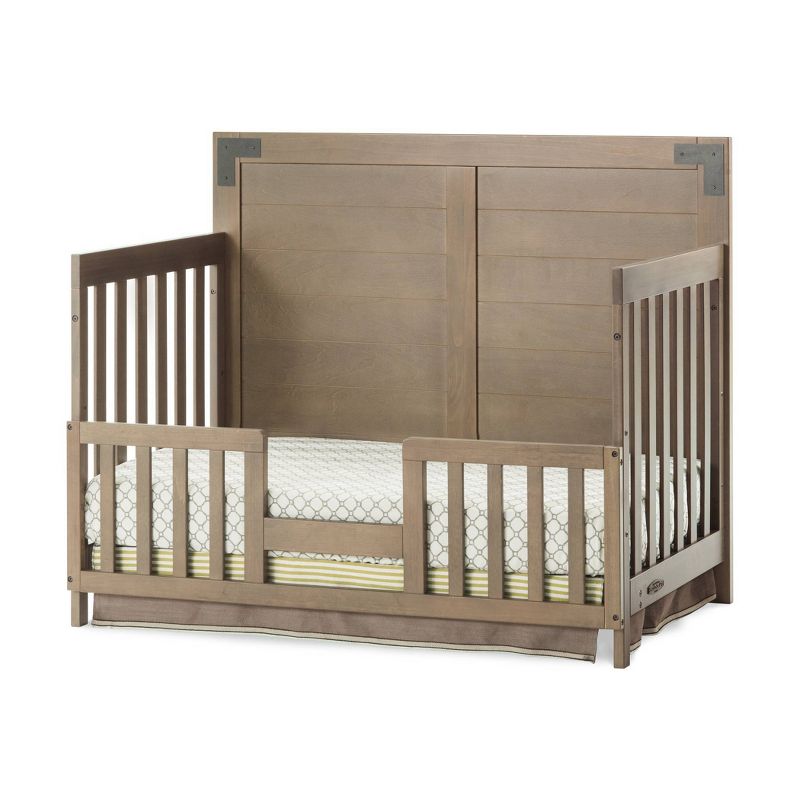 Child Craft Lucas 4-in-1 Convertible Crib - Dusty Heather, 4 of 9
