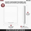 Rev-A-Shelf RV-35-LID-1 35 Quart Waste Container Trash Recycling Lid - 2 of 4