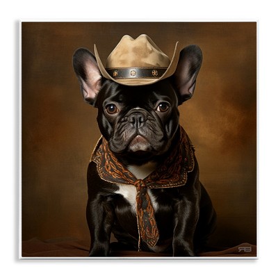 Stupell Industries French Bulldog Portrait Wall Plaque Art