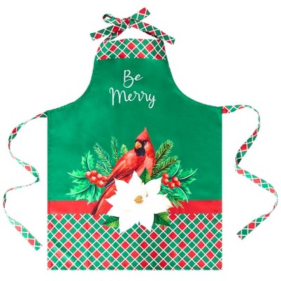 The Lakeside Collection Plaid Cardinal Kitchen Collection - Kitchen Apron