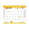 Academic Year Recycled Honeycomb Desk Pad Calendar, 22 x 17, White/Multicolor Sheets, 12-Month (Aug to July): 2024 to 2025 - 3 of 4