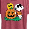 Women's - Peanuts - Joe Cool Pumpkin Short Sleeve Graphic T-Shirt - 2 of 4