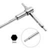Unique Bargains CR-V Steel Fast-Spinning Adjustable Sliding T-Handle Hex Key Wrench - 4 of 4