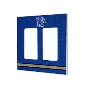 NCAA AAC Universities Stripe Hidden-Screw Light Switch Plate for Double Rocker - 1 of 4
