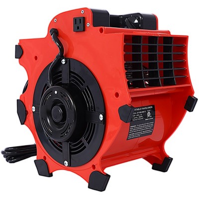 PC Big Workforce Blower with Overload Protection 3 Speed Motor Heavy Duty Impact Resistant Air Mover Floor and Carpet Dryer Portable Air Mover