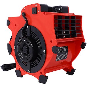 PC Big Workforce Blower with Overload Protection 3 Speed Motor Heavy Duty Impact Resistant Air Mover Floor and Carpet Dryer Portable Air Mover - 1 of 4
