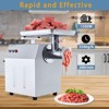 Commercial Heavy Duty Meat Grinder, Electric Meat Grinder with 1 Sausage Tubes, 2 Blades, 2 Plates, Meat Grinder Max Yield for Home Kitchen Use - 4 of 4