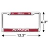 Cal State Chico Wildcats Full Size Standard License Plate Metal Frame - 4 of 4
